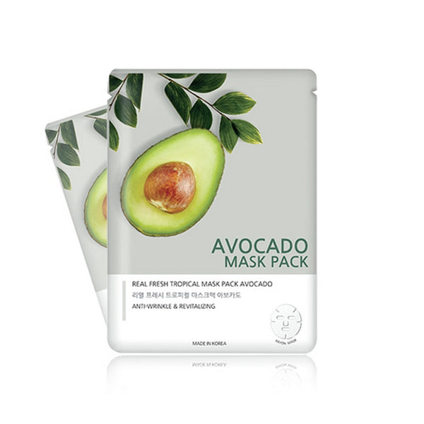 Real Fresh Tropical Mask Pack - Avocado